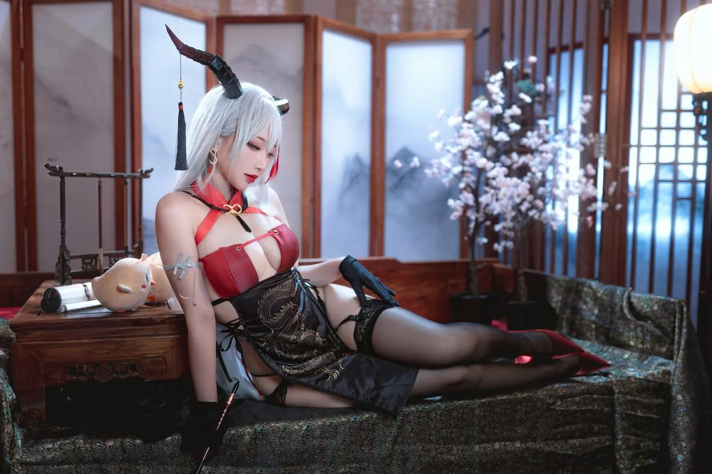 宮本桜 – NO.13 埃吉尔旗袍 [30P]插图5